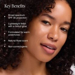 Coola Rosilliance Tinted Moisturizer Organic Sunscreen SPF 30 10 Coola Rosilliance Tinted Moisturizer Organic Sunscreen SPF 30 -Glisheen Sales Store 2523612 alt03