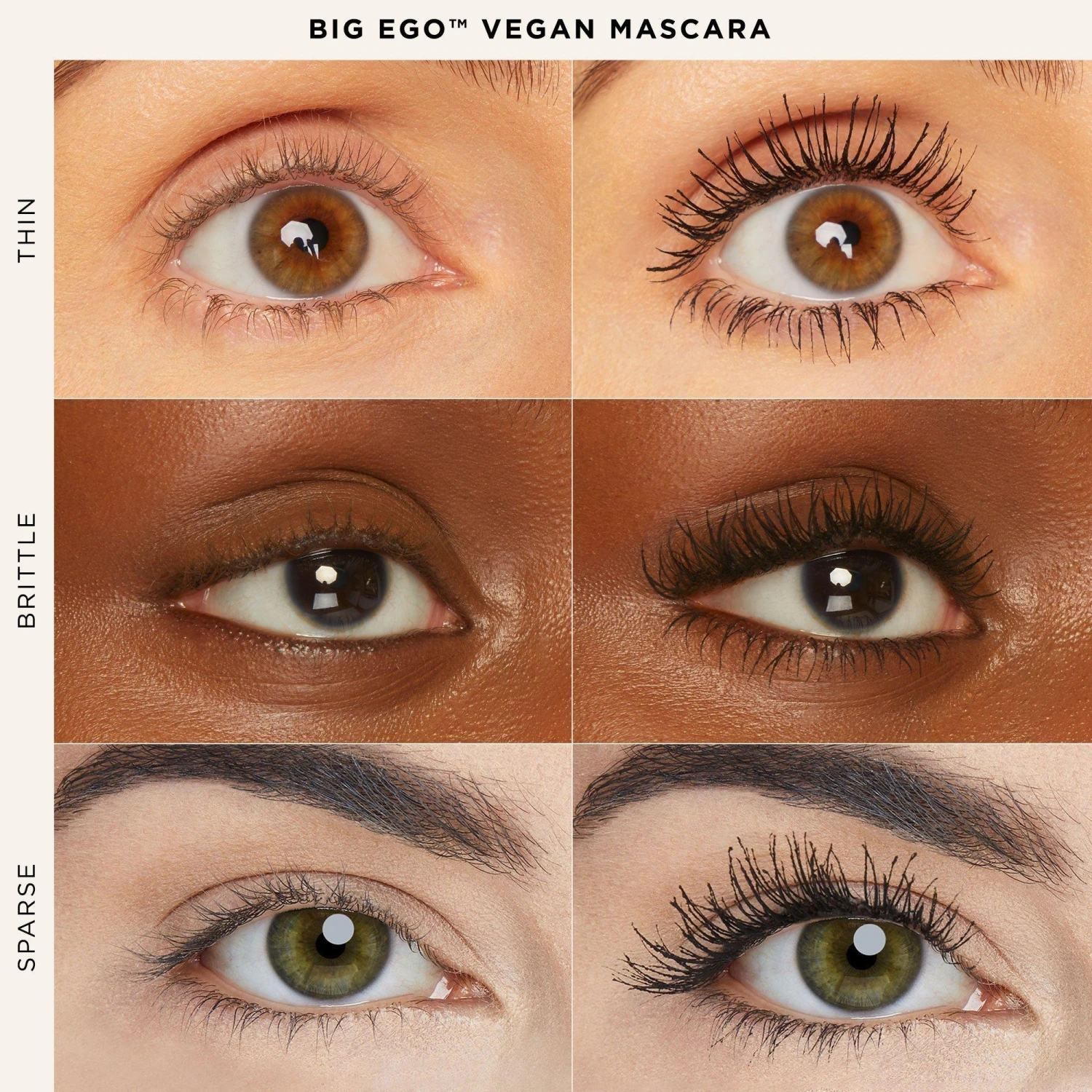 Travel-Size Big Ego Vegan Volumizing Mascara 4 Travel-Size Big Ego Vegan Volumizing Mascara - Image 2