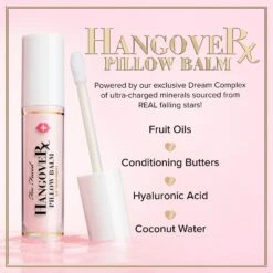 Too Faced Travel Size Hangover Pillow Balm Ultra-Hydrating Lip Balm -Glisheen Sales Store 2580295cm alt04