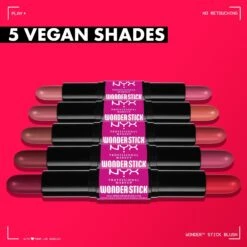 NYX PROFESSIONAL MAKEUP Wonder Stick Cream Blush Contour Stick -Glisheen Sales Store 2595210cm alt03
