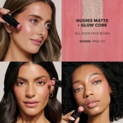 Nudestix NUDIES Matte + Glow Core All Over Face Blush Color -Glisheen Sales Store 2613360 alt01